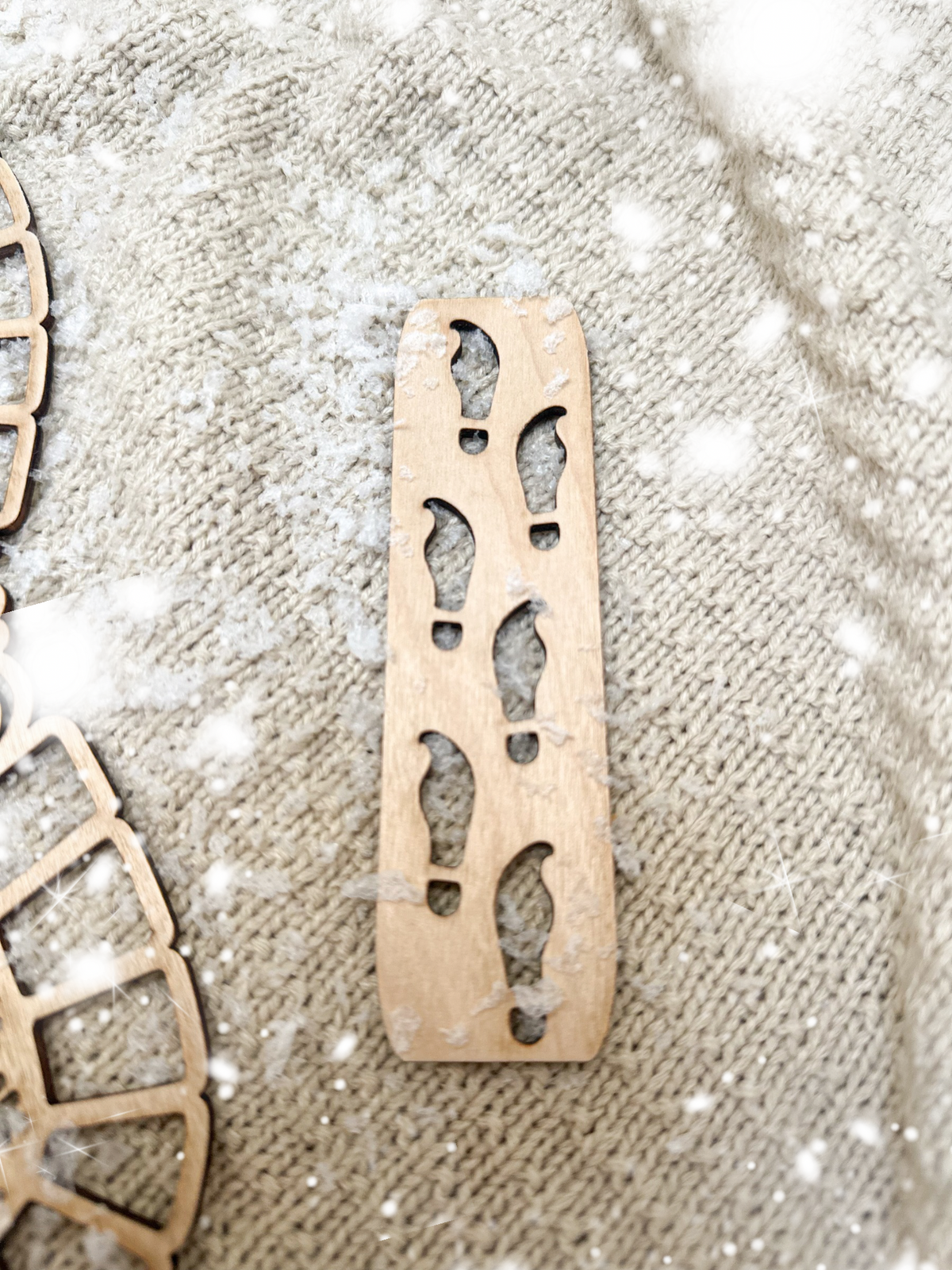 Santa & Elf Footprint Stencils