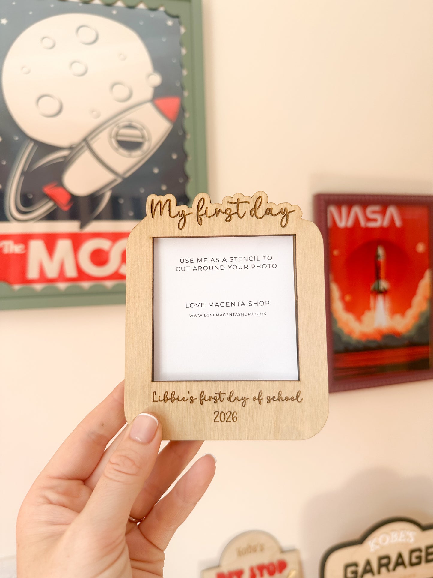 Personalised First Day of School Magnet/Frames