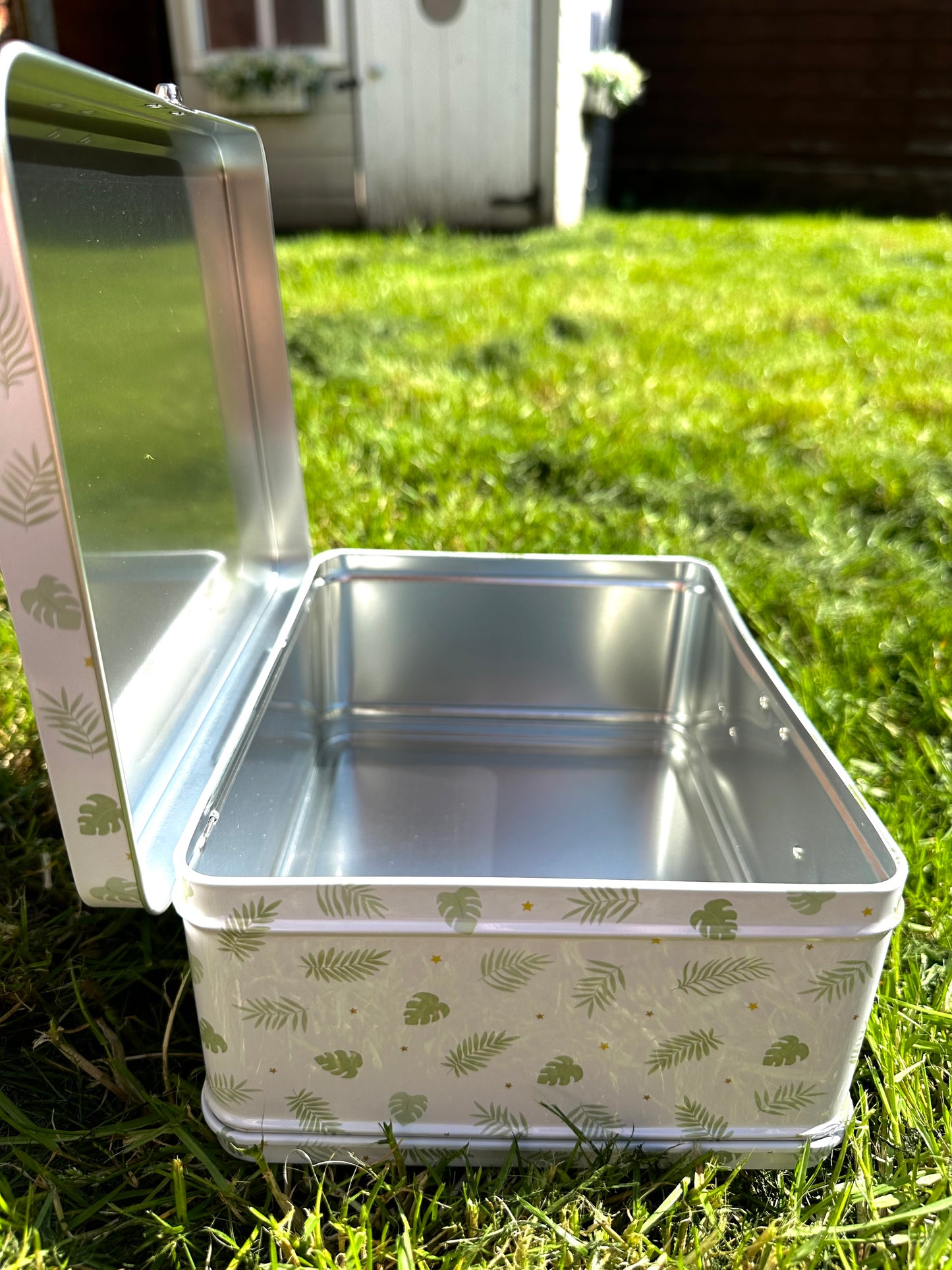Giraffe Metal Personalised Lunchbox