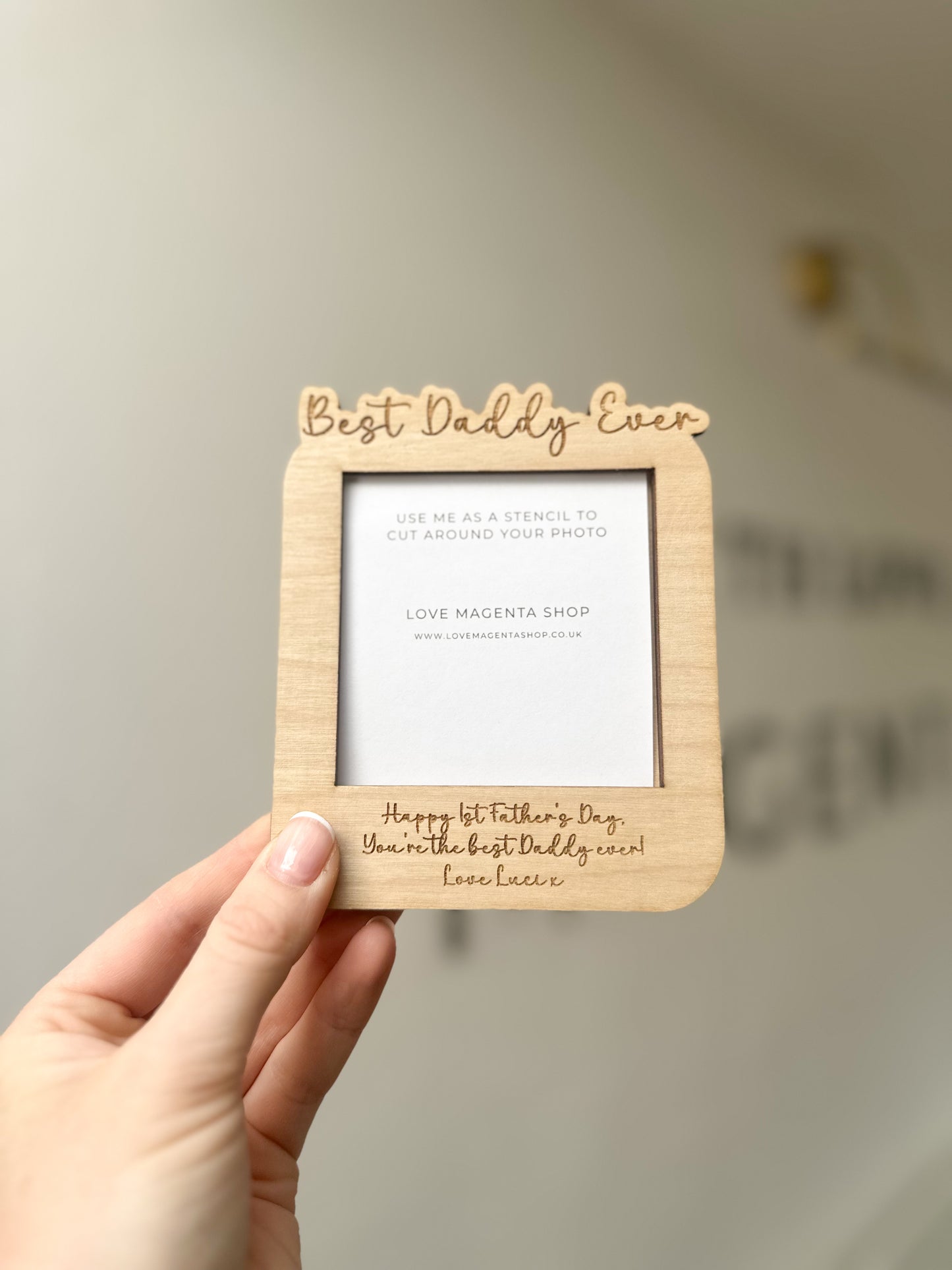 Personalised Fathers Day Magnet/Frames