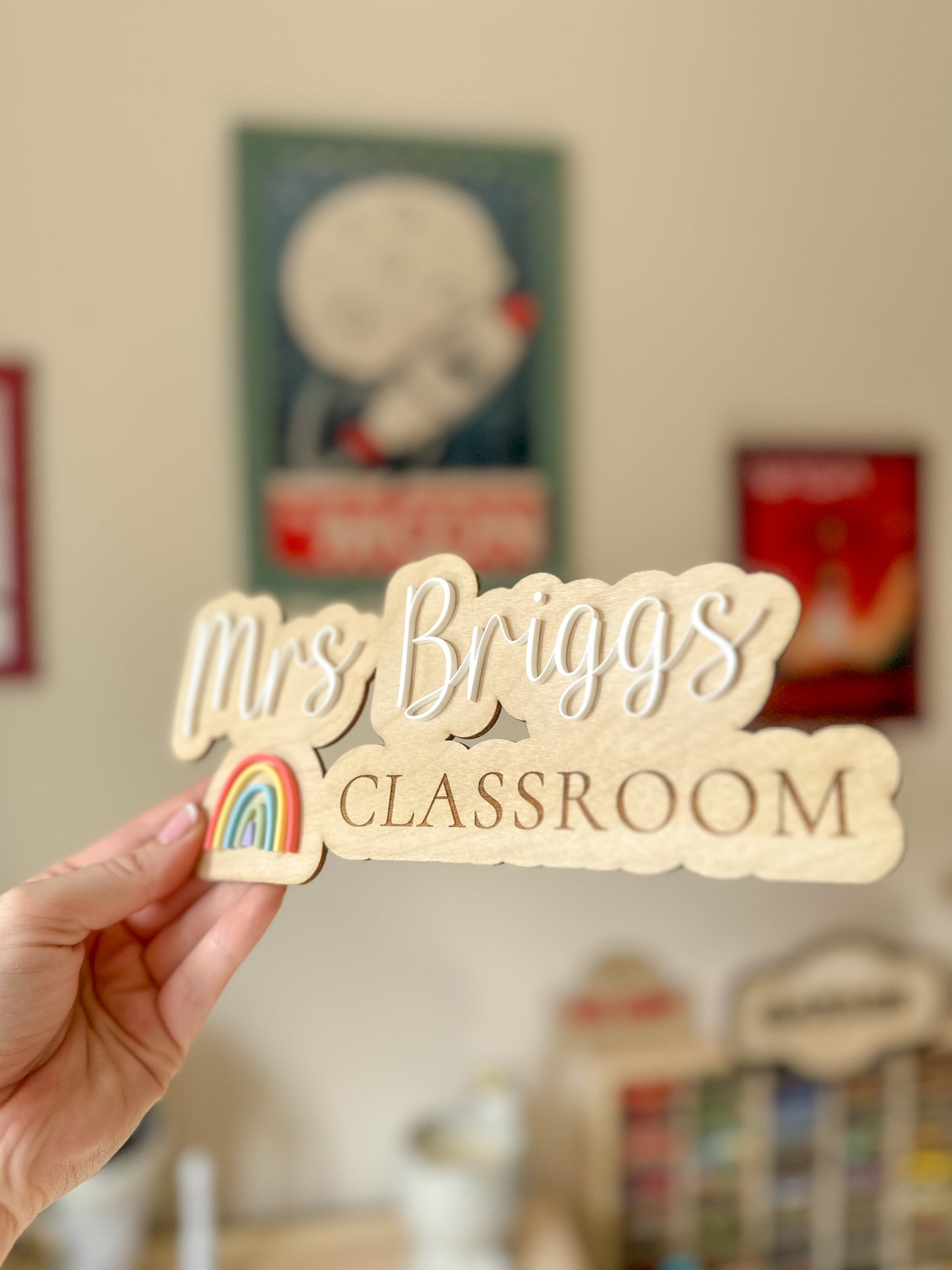 Personalised Teacher Classroom Sign