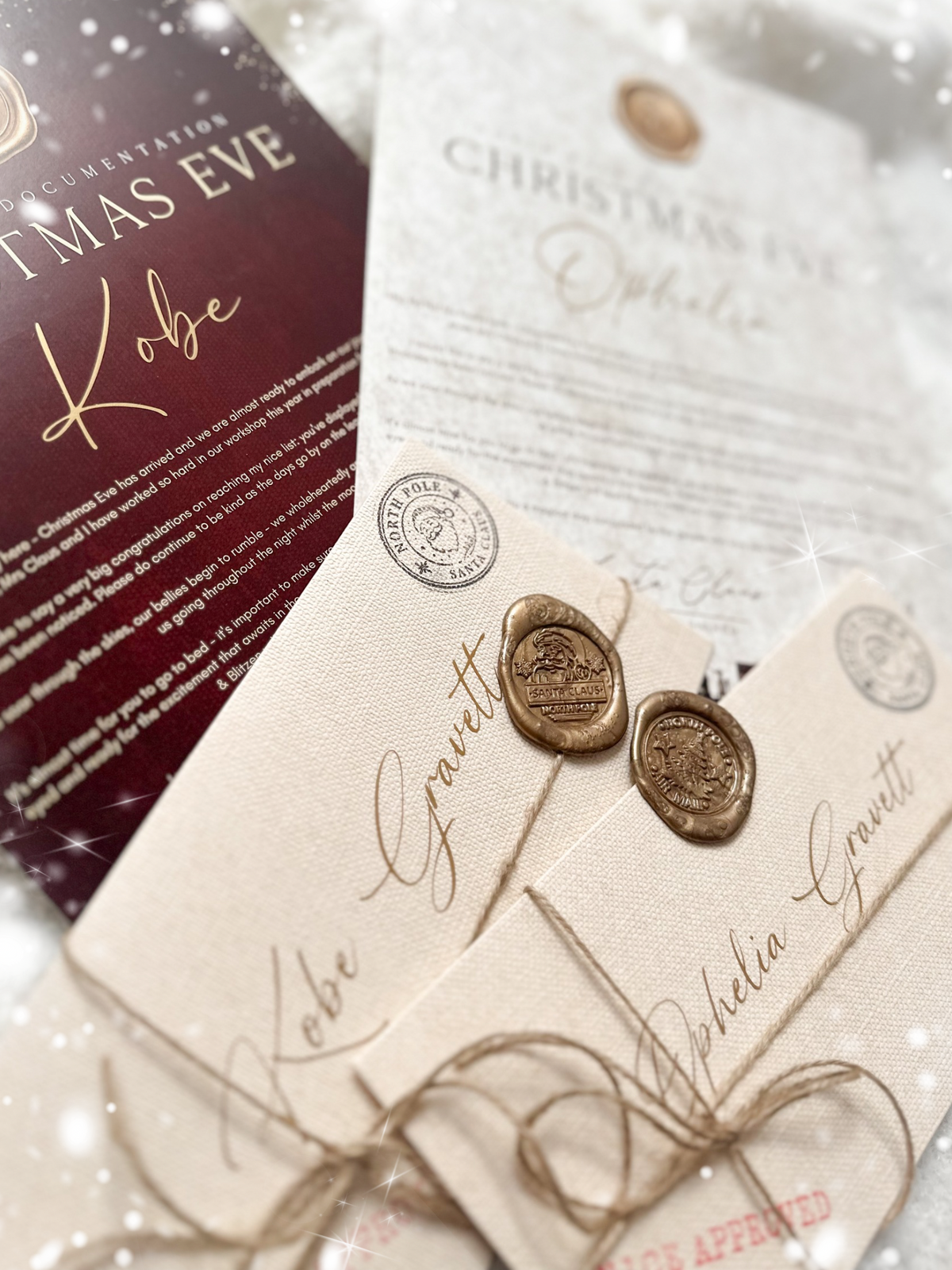 Personalised Christmas Eve Letter from Santa * One child per letter *