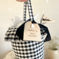 Halloween Gingham Baskets with Tag