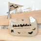 Personalised Halloween Crate Sign Plaque