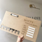 Personalised Personal Best Running Board with or without Medal/Number Display