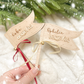 Personalised Christmas “Believe” Flag Decoration