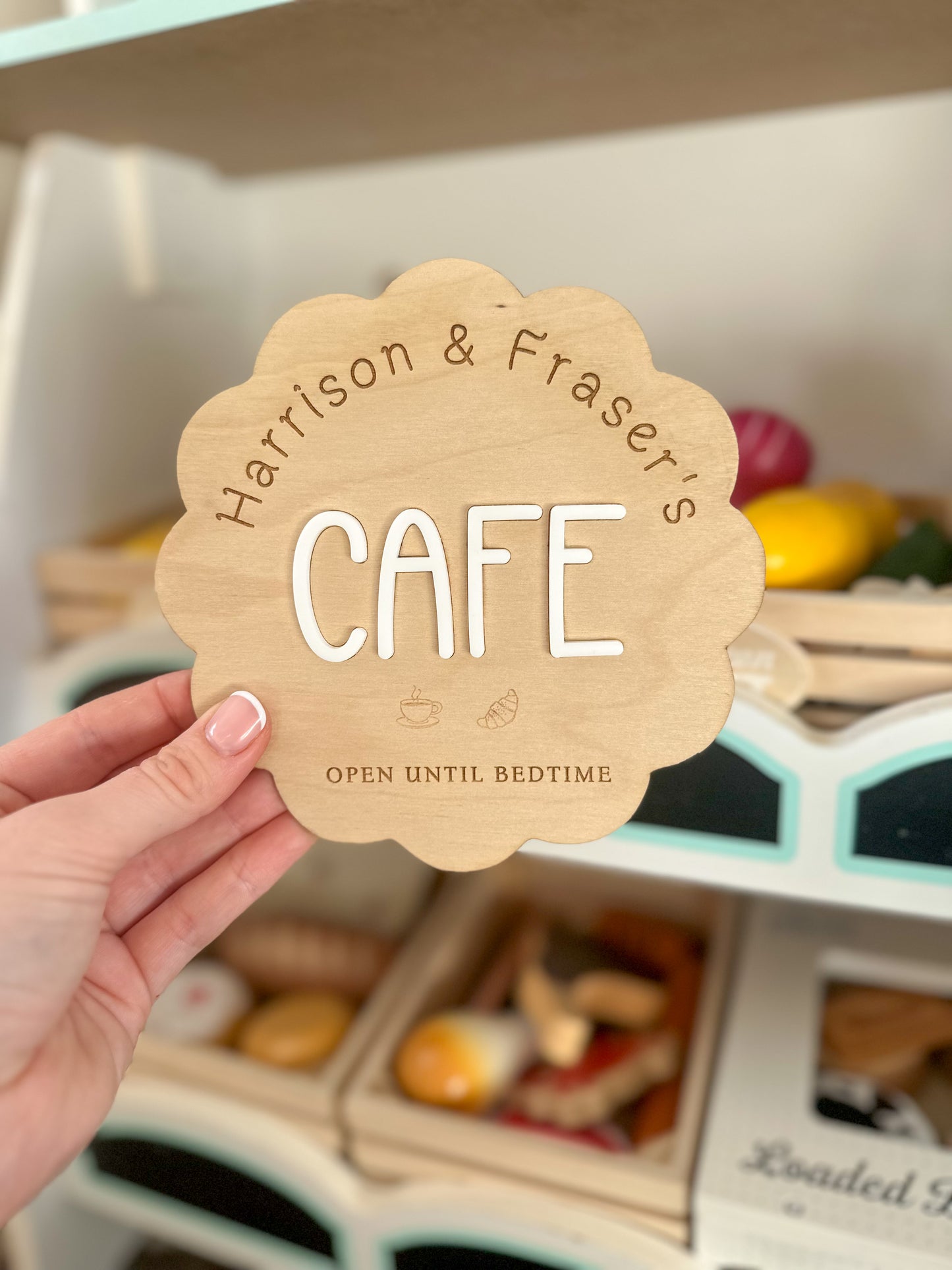 Personalised Cafe Sign