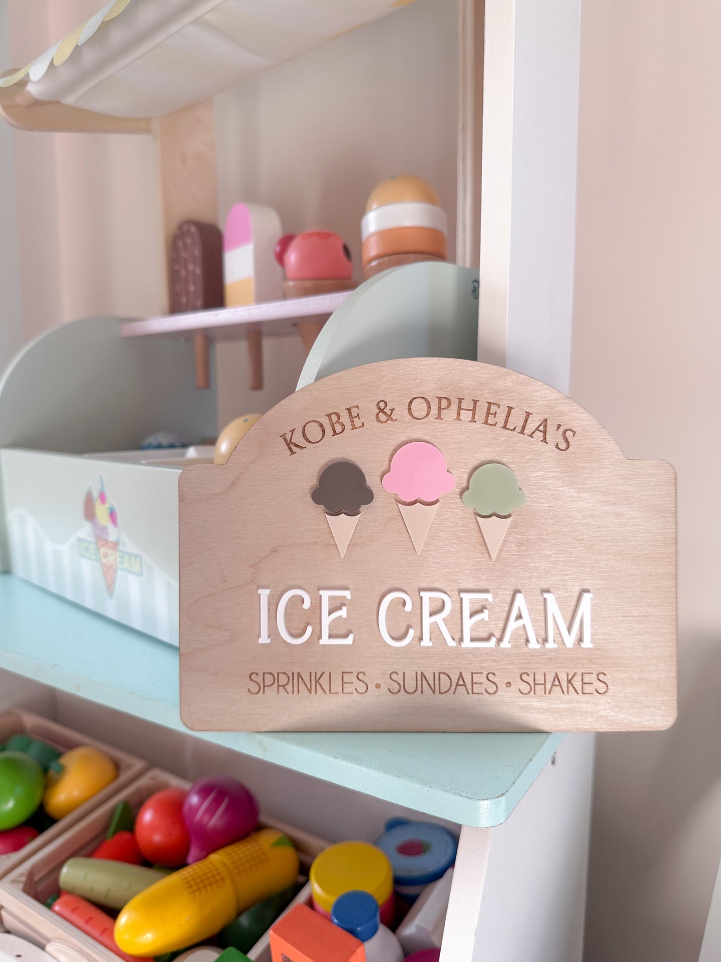 Personalised Ice Cream Sign