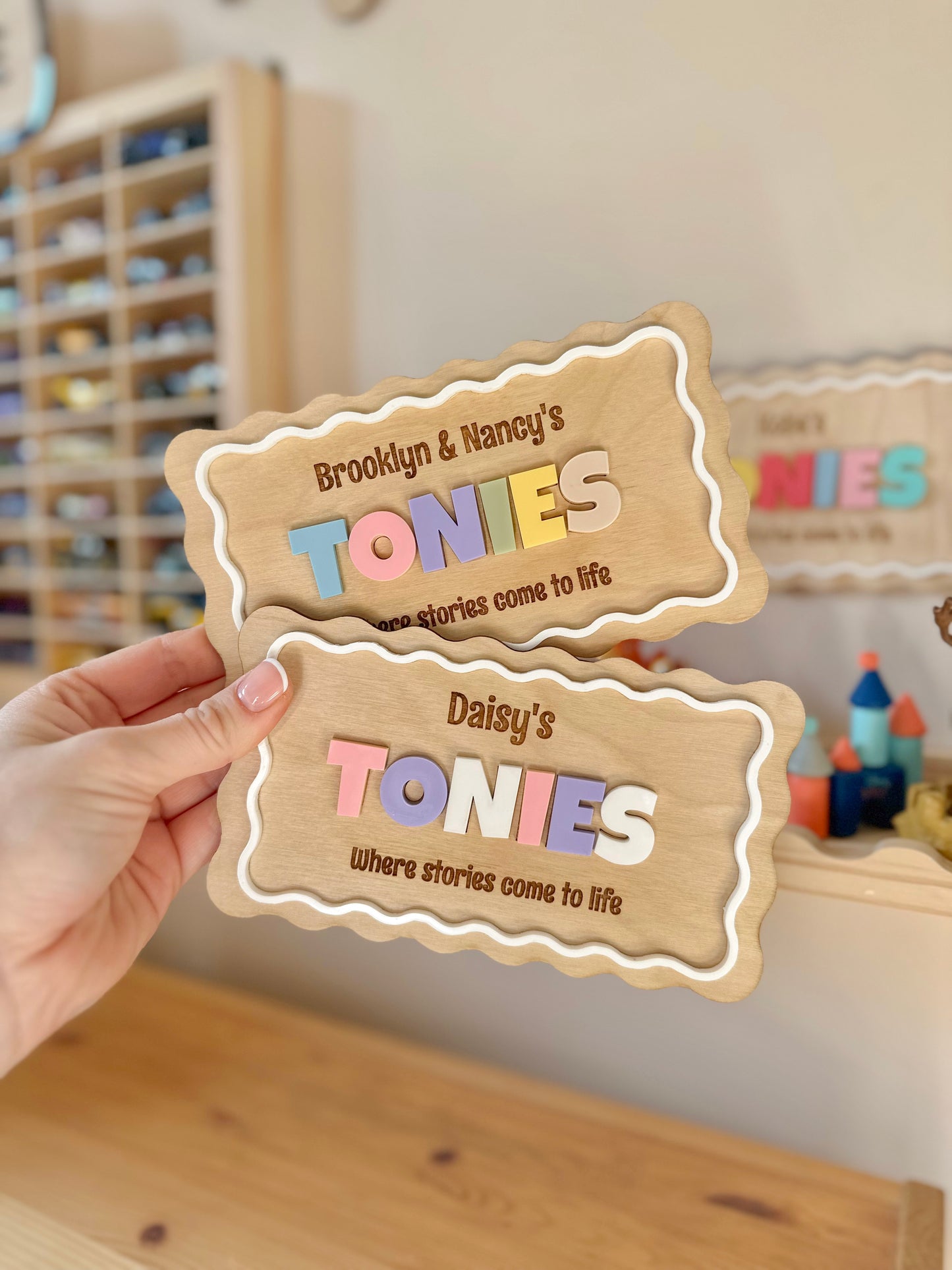 Personalised Tonies Wall Sign