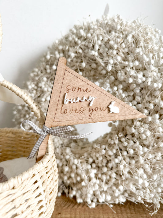 Some Bunny Loves You Easter Flag