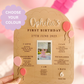 Personalised Birthday Board (Please read * in the description)