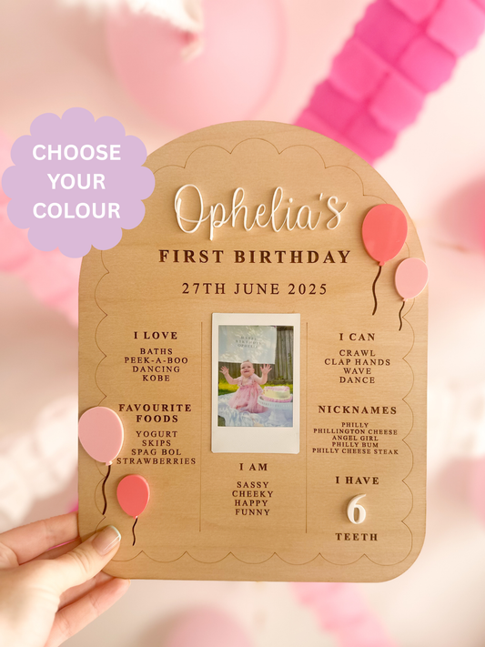 Personalised Birthday Board (Please read * in the description)