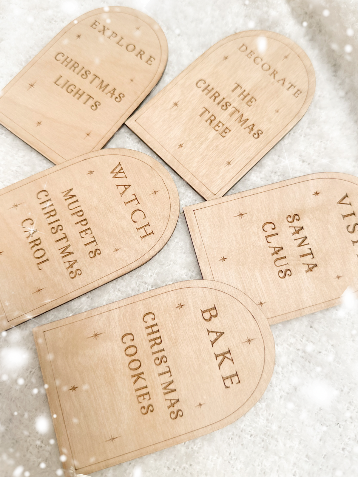Personalised Christmas Activity Calendar Inserts