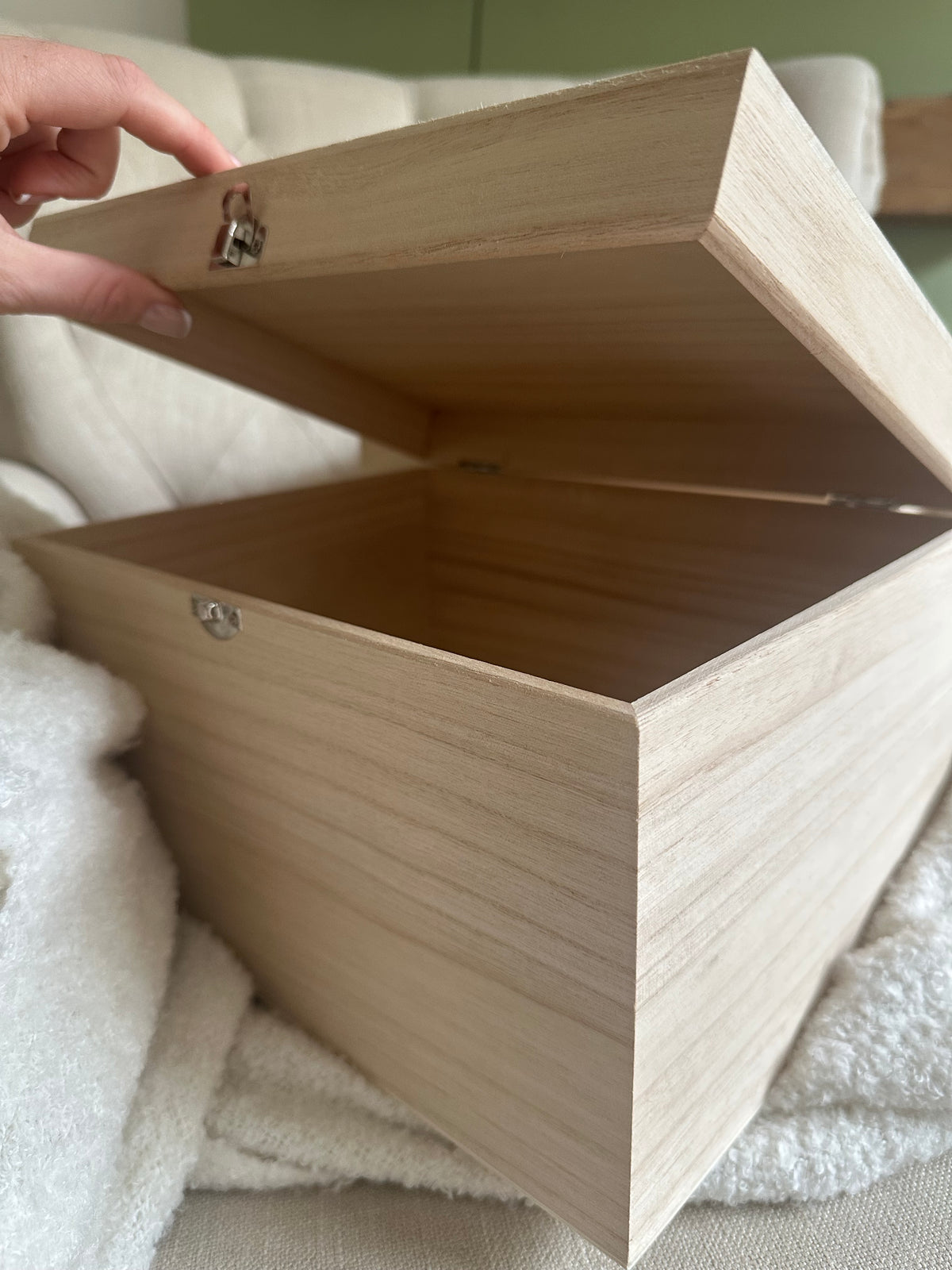 Personalised Deep Wooden Keepsake Boxes