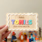 Personalised Tonies Wall Sign