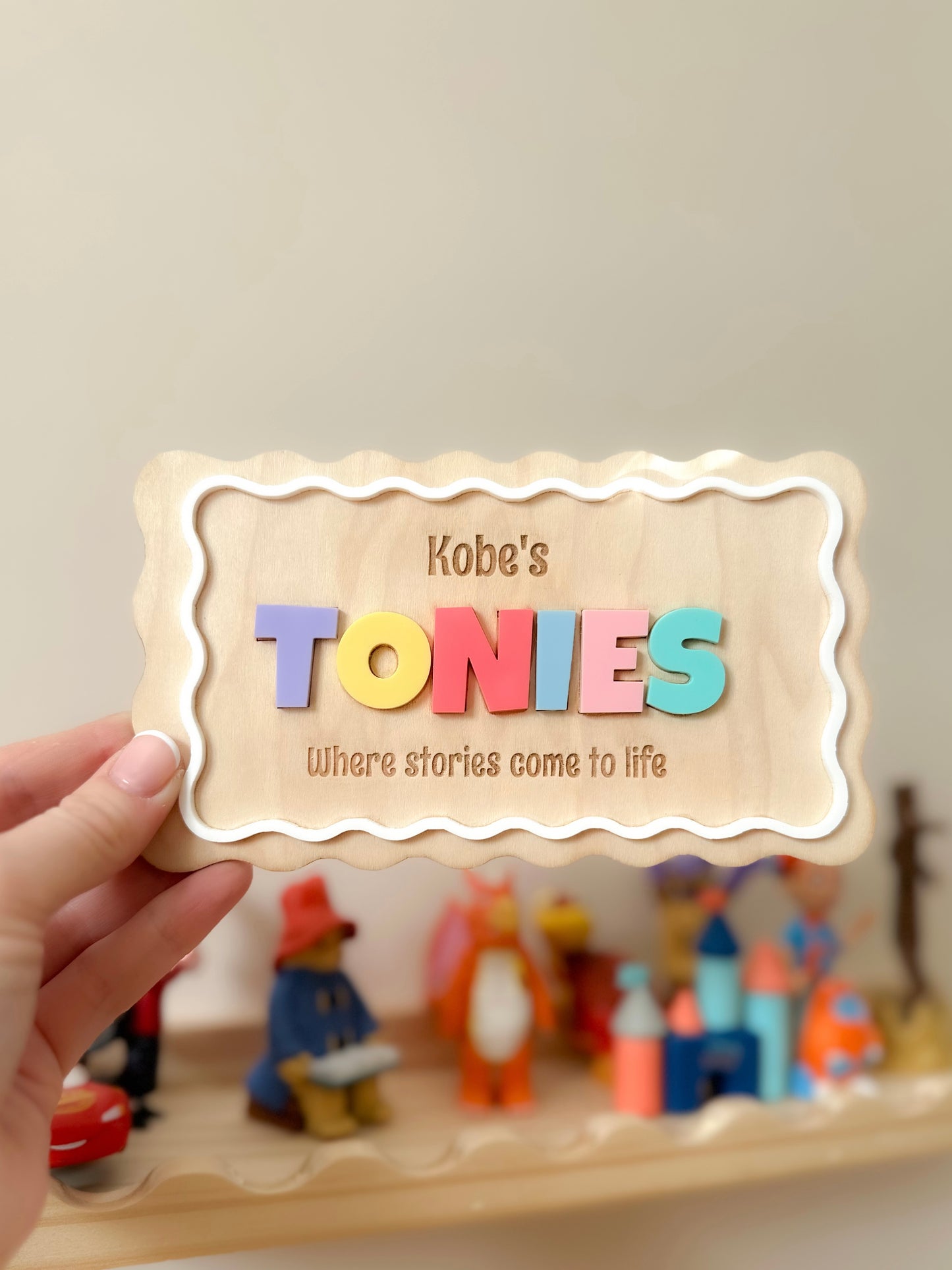 Personalised Tonies Wall Sign