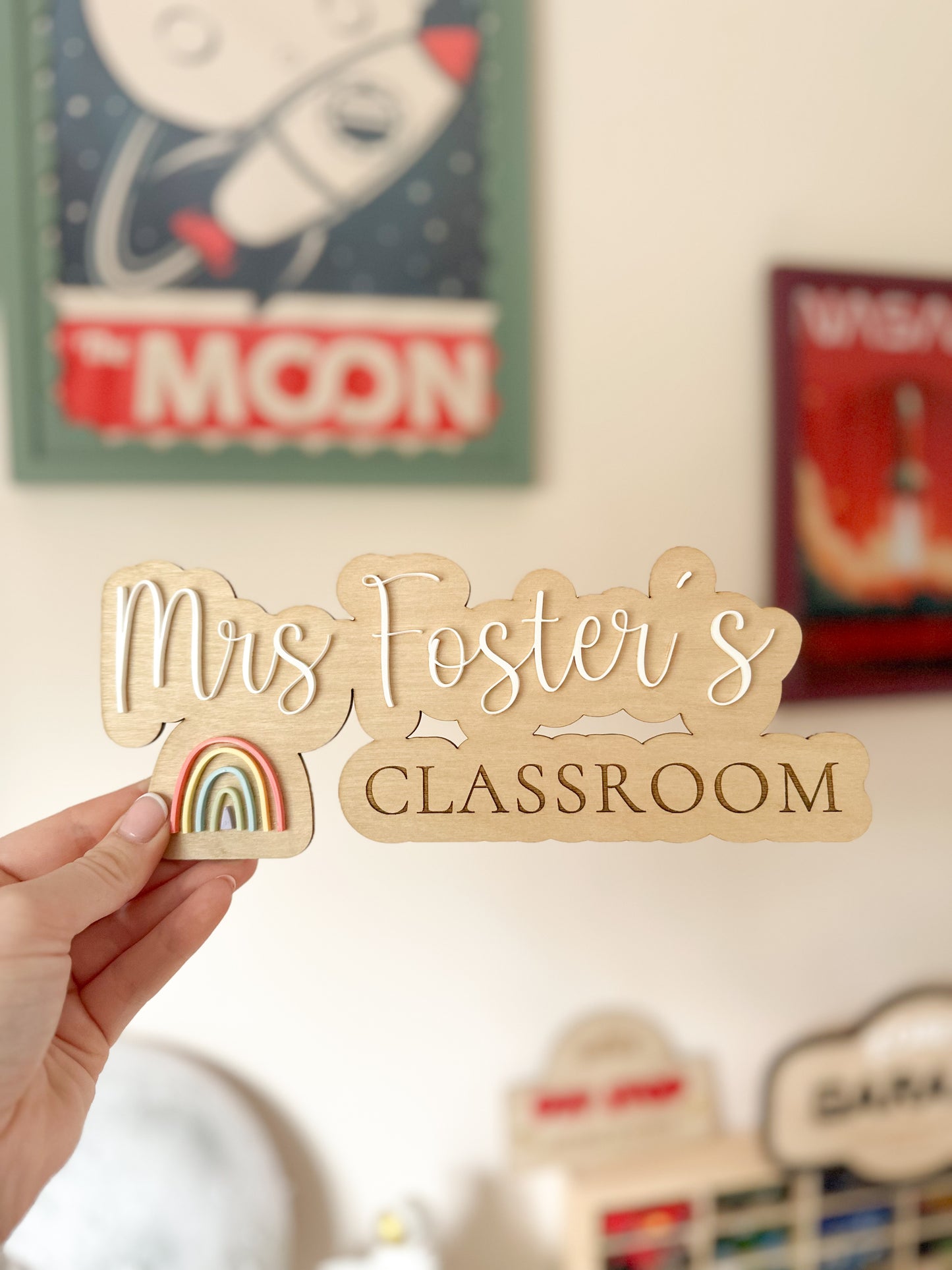 Personalised Teacher Classroom Sign