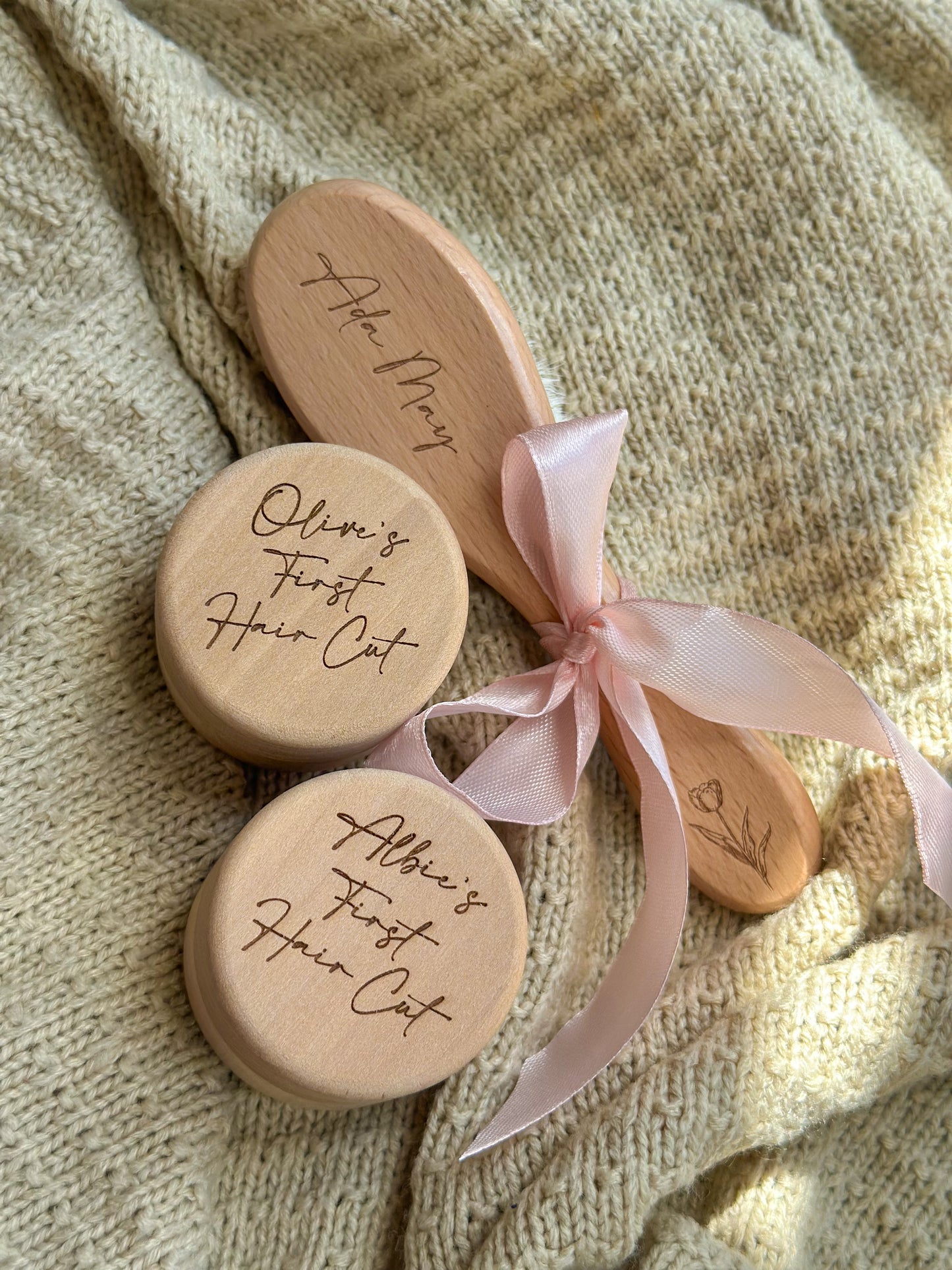 Personalised First Haircut Keepsake Box