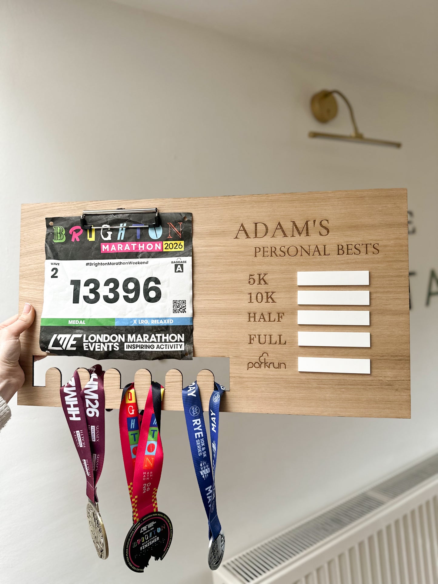Personalised Personal Best Running Board
