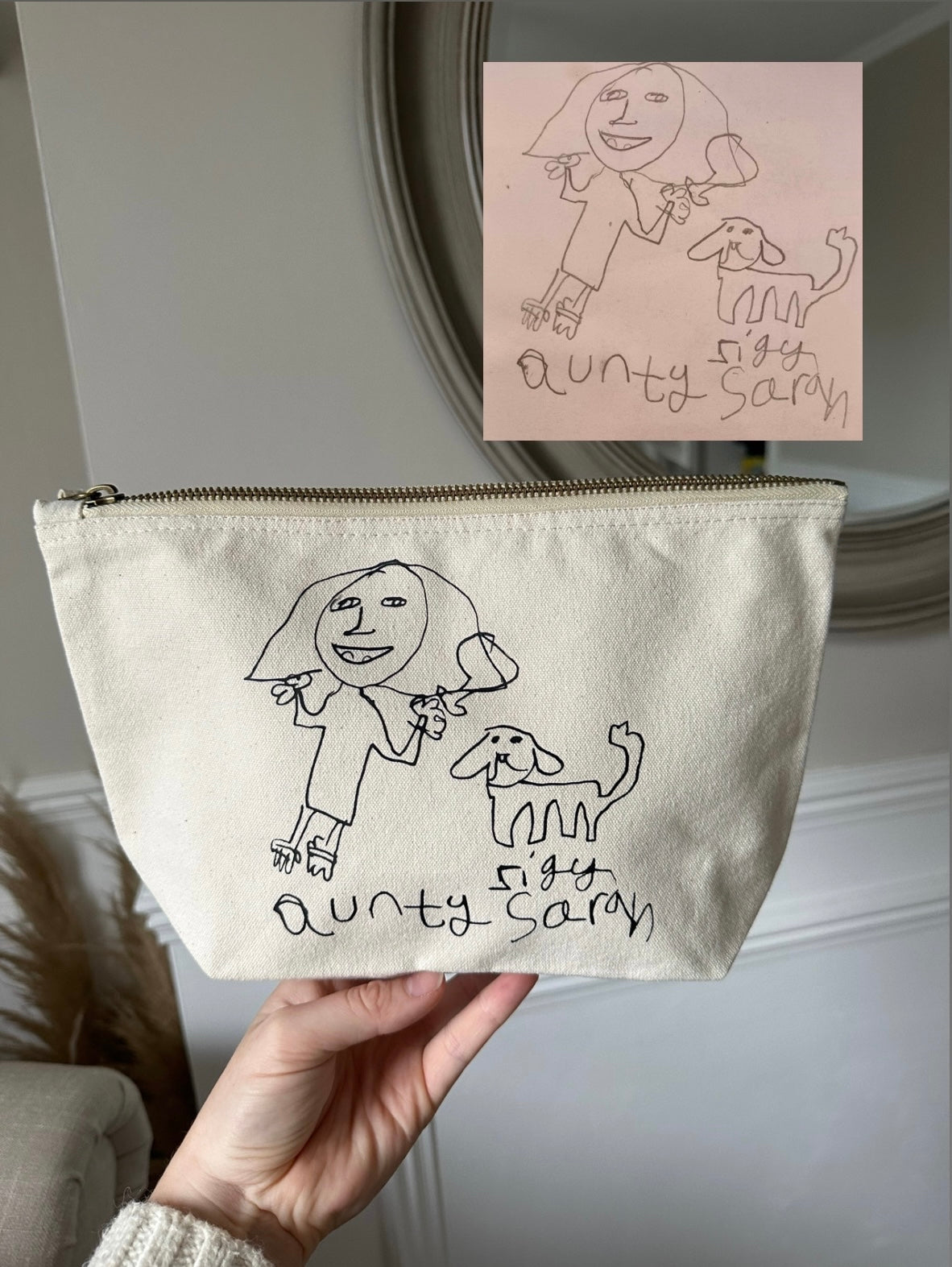 Children's Drawing Zip Storage Organiser.