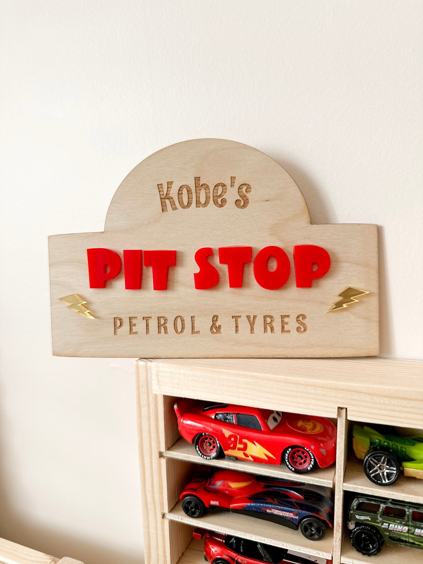 Personalised Pit Stop Sign