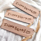 Personalised Wooden Engraved Bookmark with Tassel