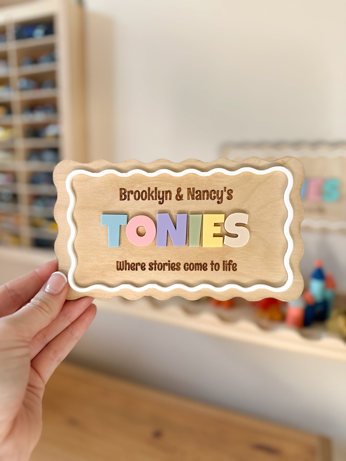 Personalised Tonies Wall Sign