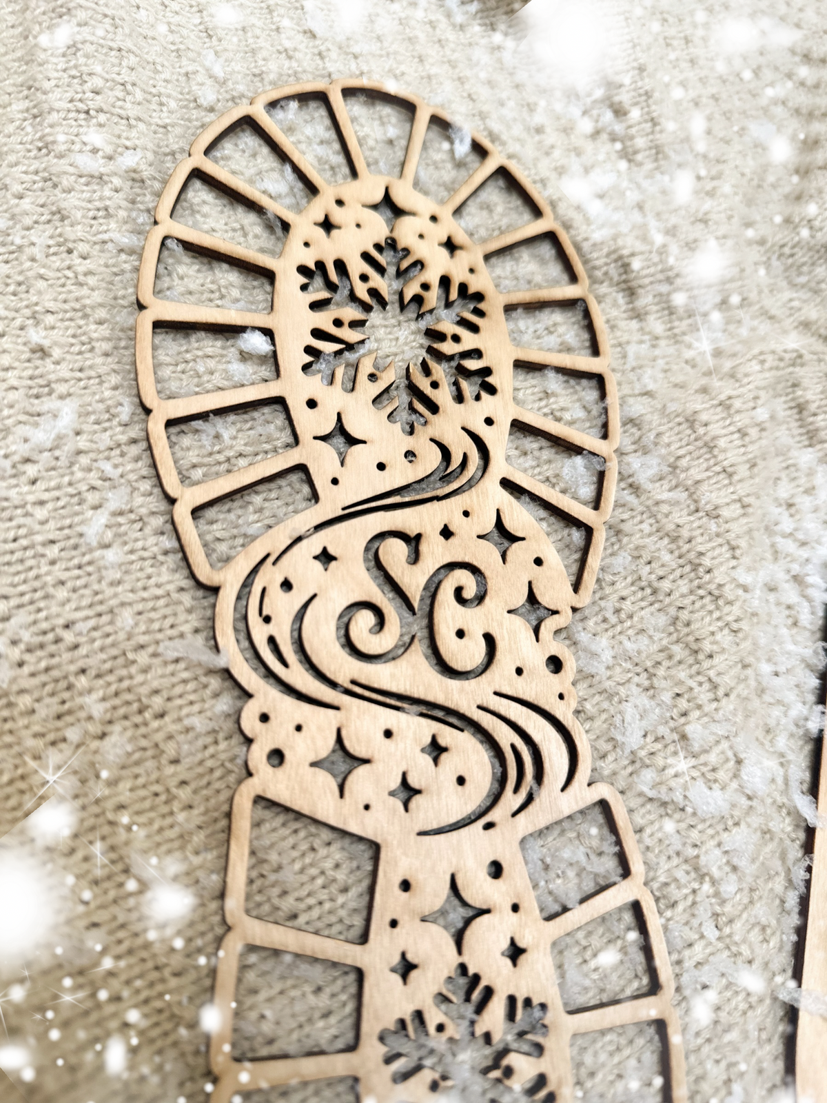 Santa & Elf Footprint Stencils