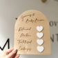 Personalised IVF Milestone Plaque