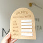 Personalised Personal Best Running Board with or without Medal/Number Display