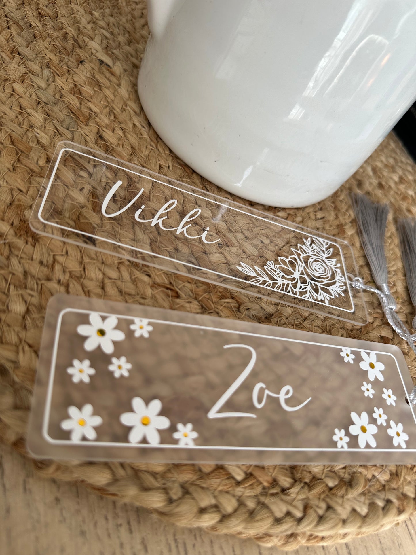 Personalised Bookmarks with Tassel.