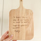 Personalised Handwritten Chopping Board