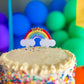 Rainbow Cake Topper