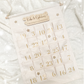Personalised Christmas Countdown Advent Calendar