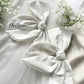 Personalised White Bow Veil