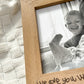 Engraved Handwritten Wood Effect Frame