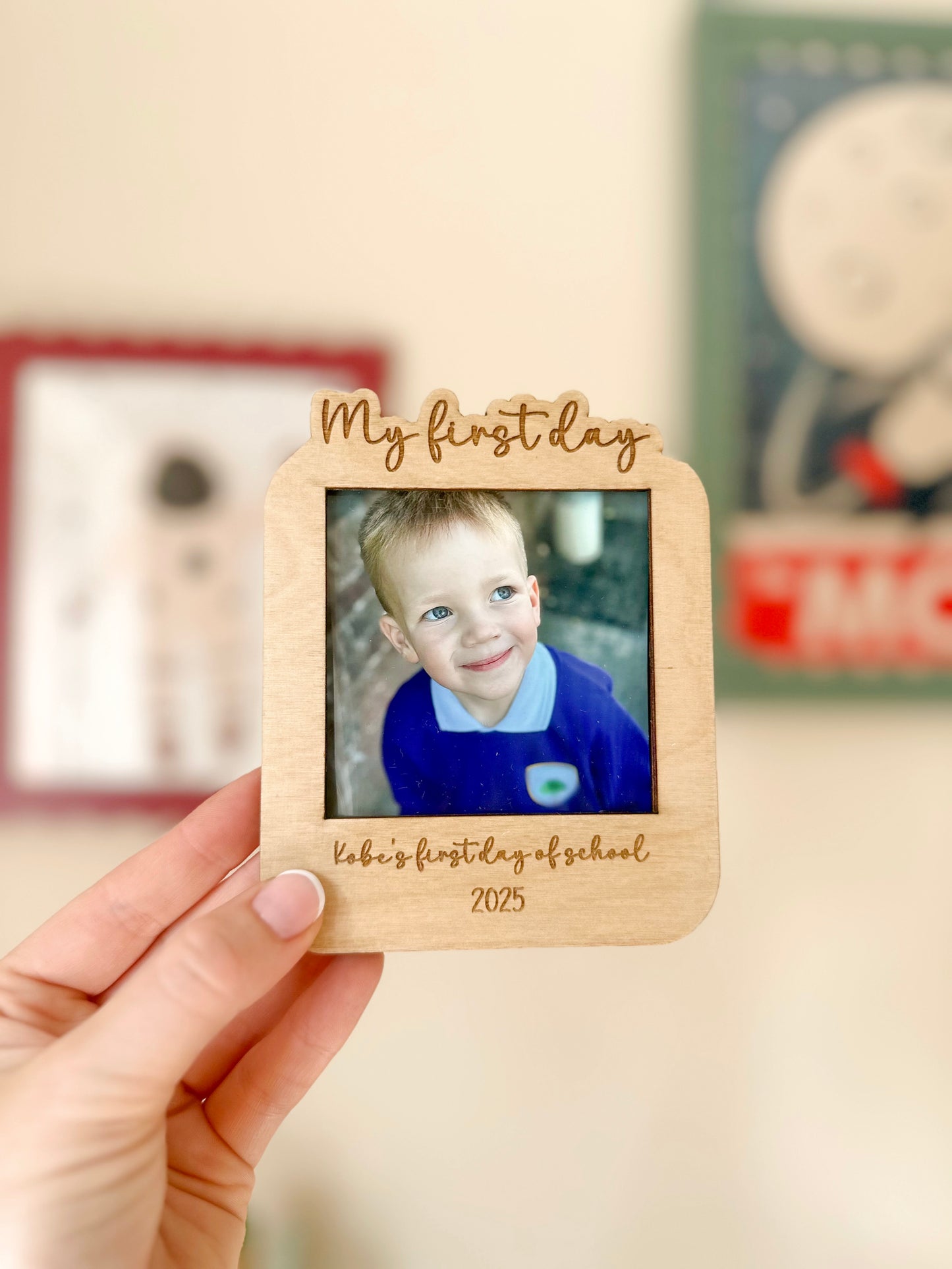Personalised First Day of School Magnet