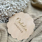 Personalised Wooden Baby Announcement Sign