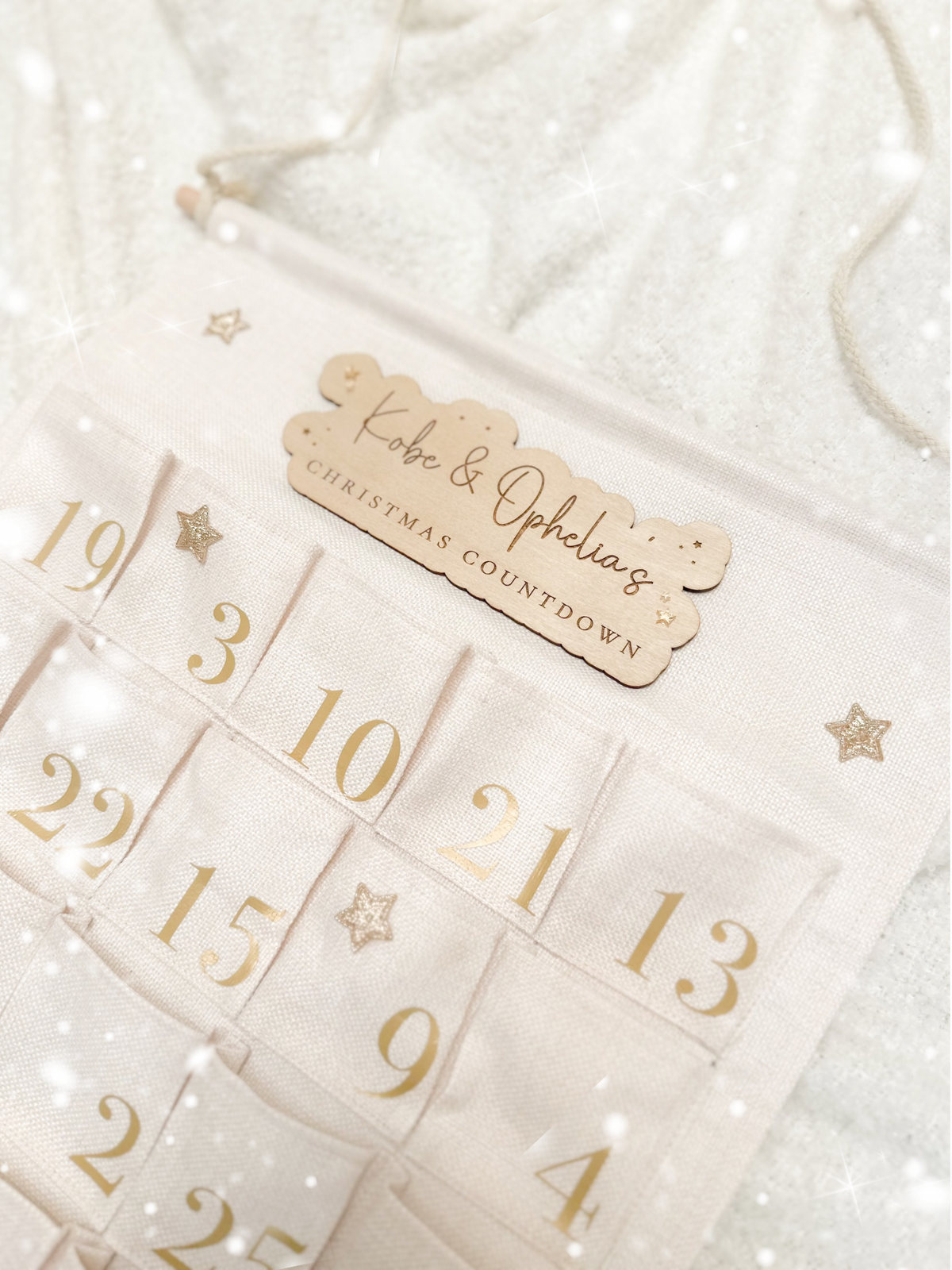 Personalised Christmas Countdown Advent Calendar
