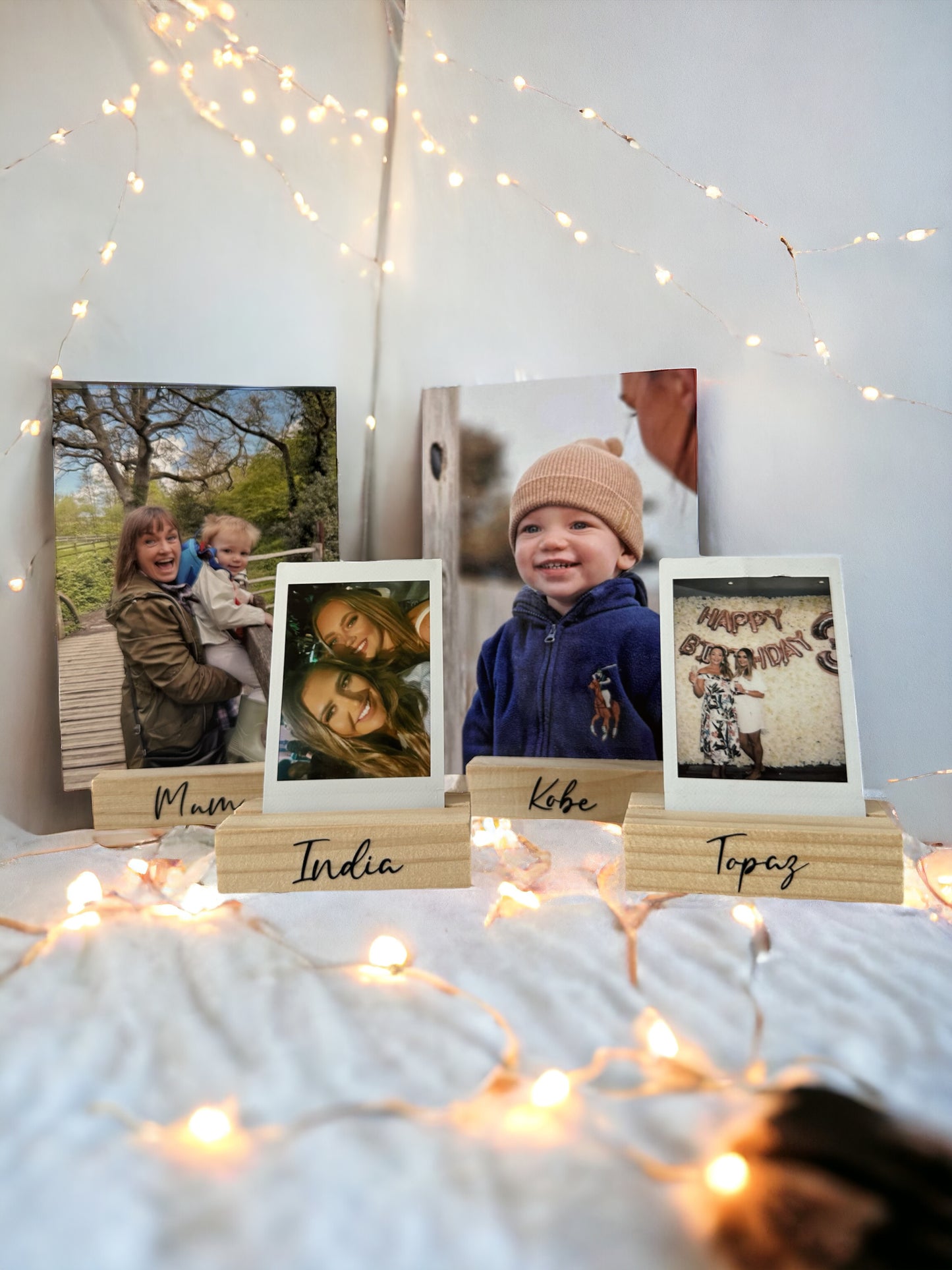 Wooden Photo Frame Place Sign ( Sets of 5 - Read Description )