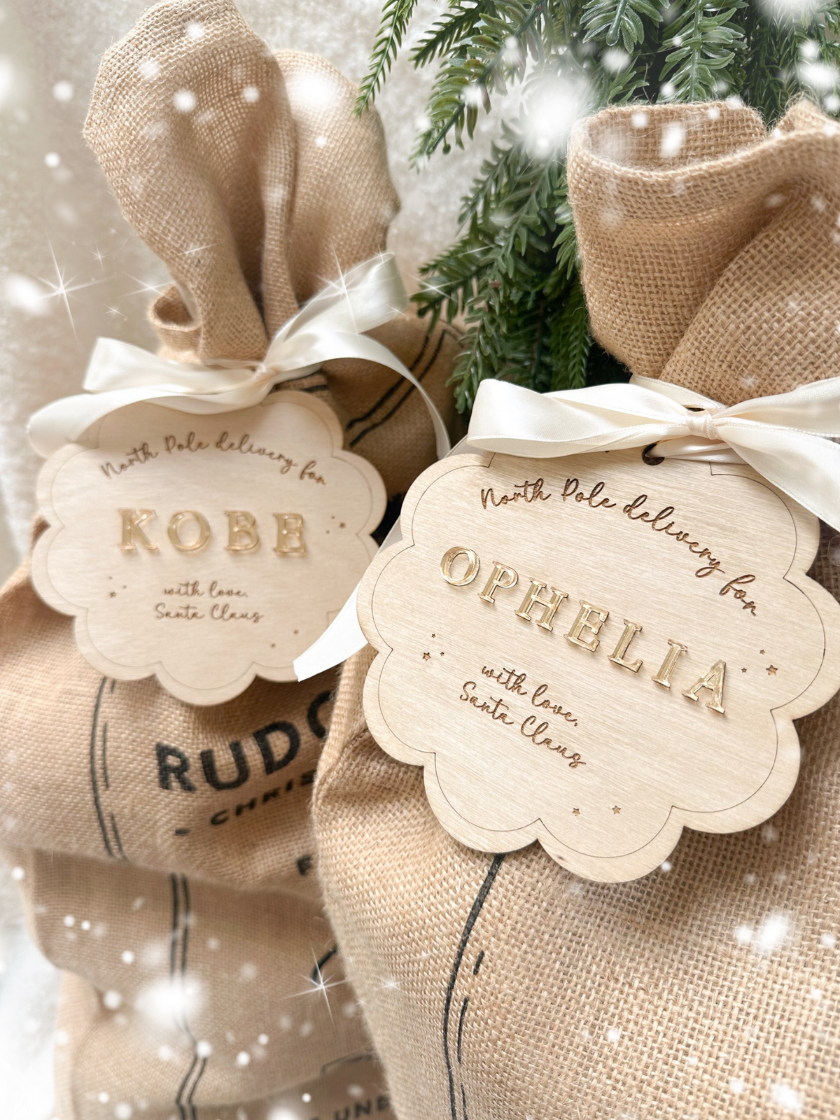 Personalised Christmas Sack Tag