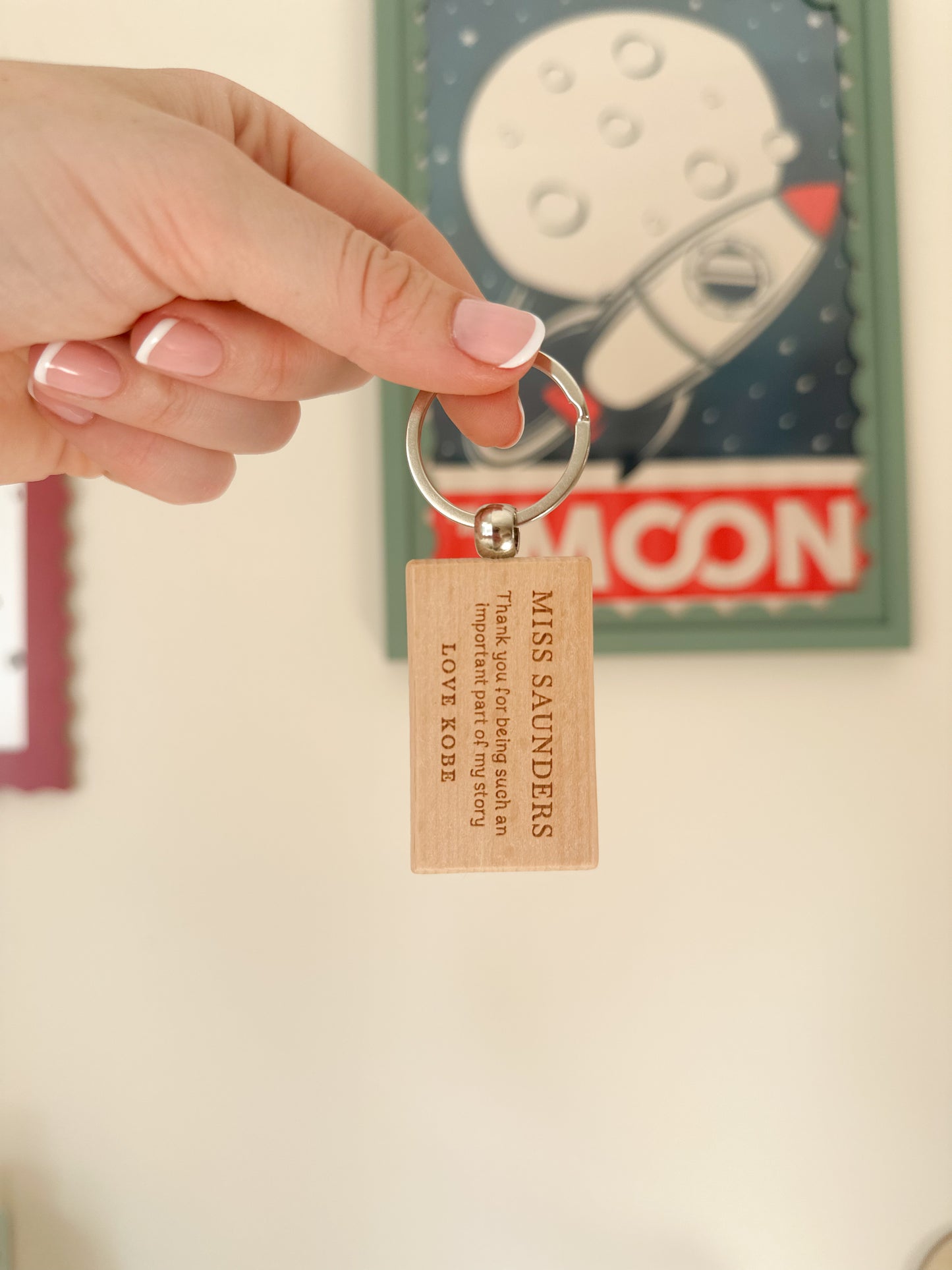 Personalised Teacher Keyring