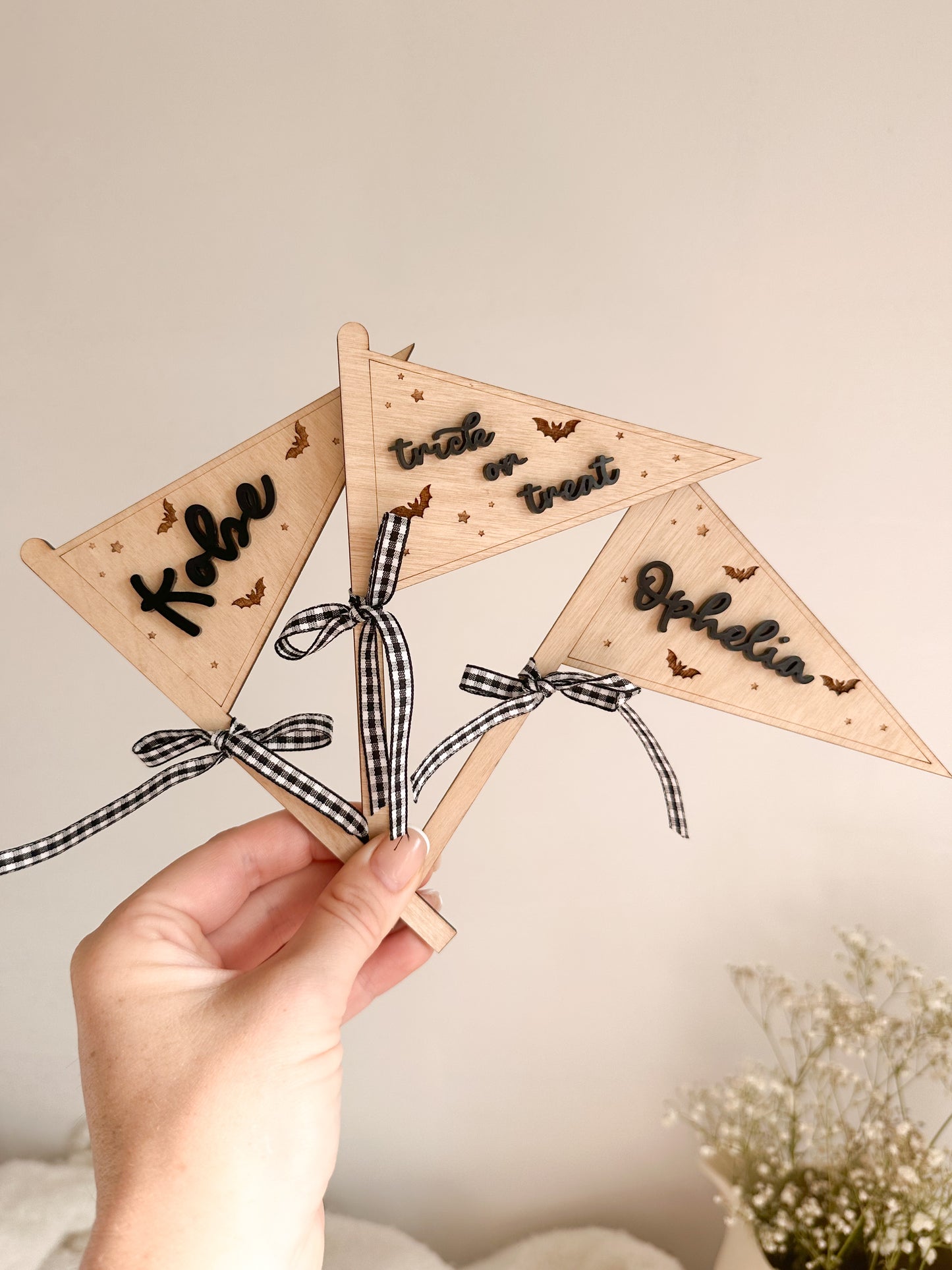 Personalised Halloween Flags
