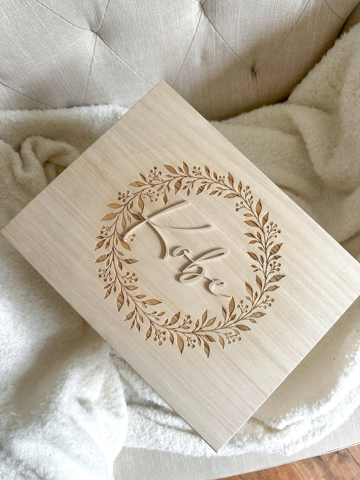 Personalised Deep Wooden Keepsake Boxes