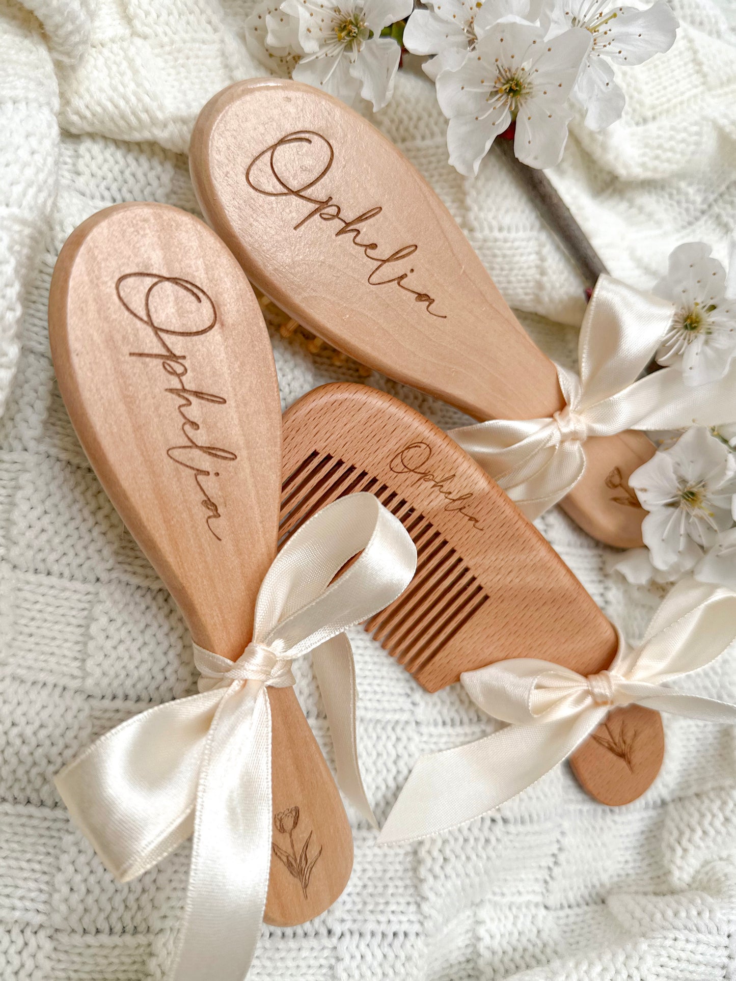 Personalised Engraved Brush Set