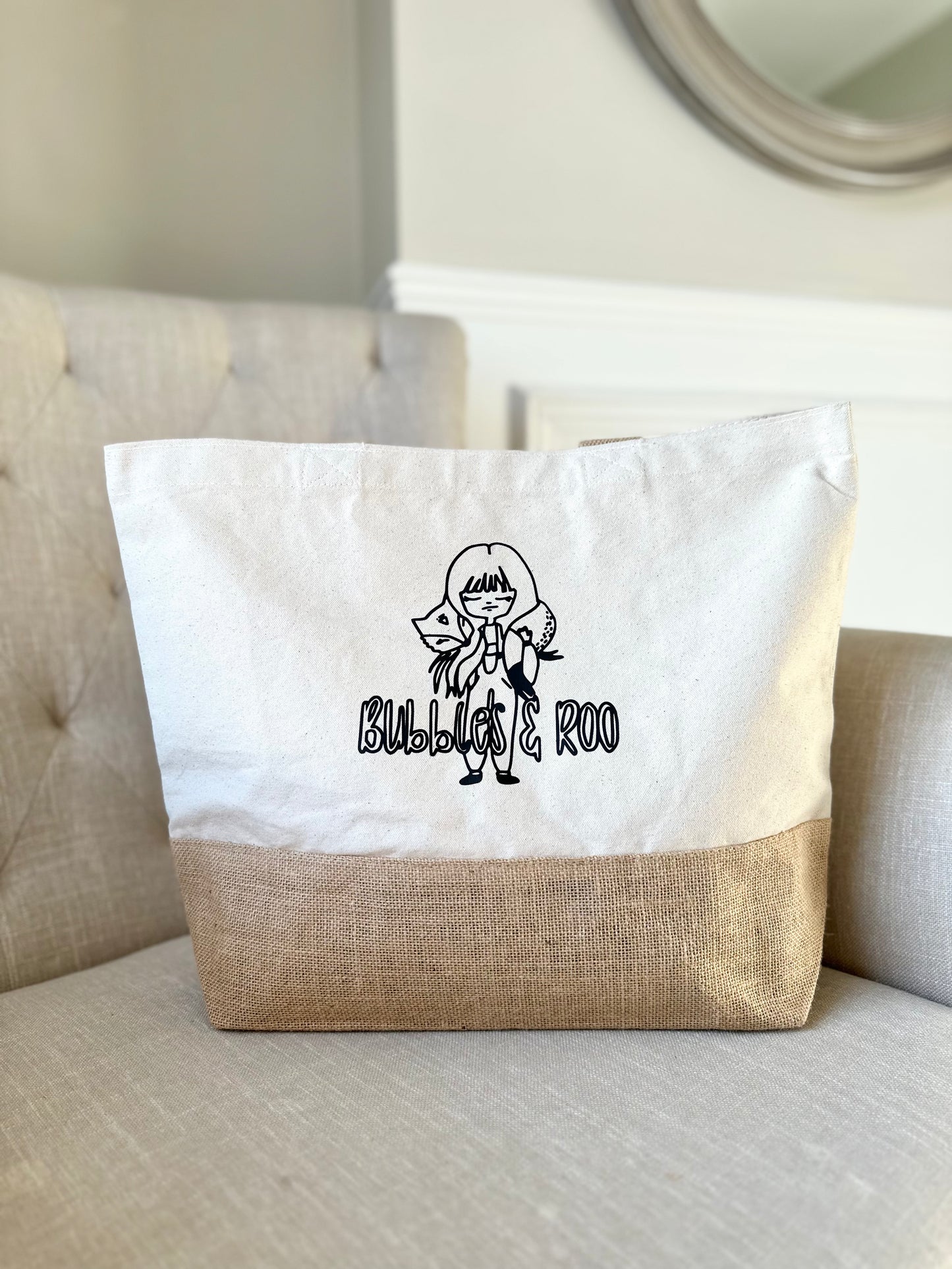Your Logo on a Tote Bag ( Please read description )