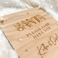 Personalised Santa Stop Here Sign
