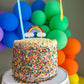 Rainbow Cake Topper