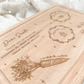 Personalised Christmas Eve Wooden Treat Board