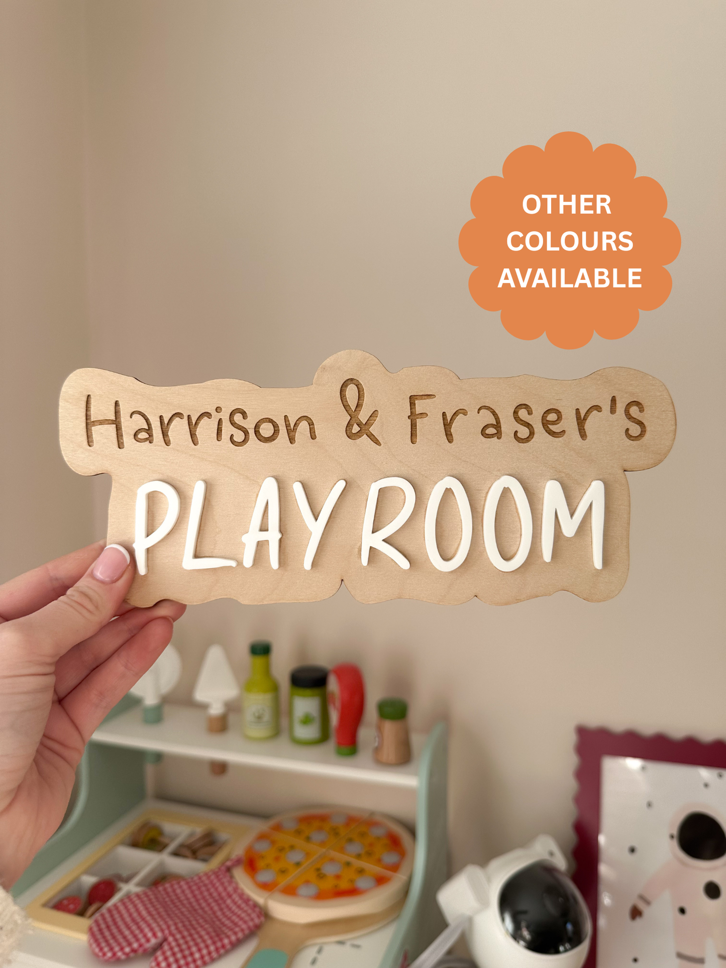 Personalised Playroom Sign